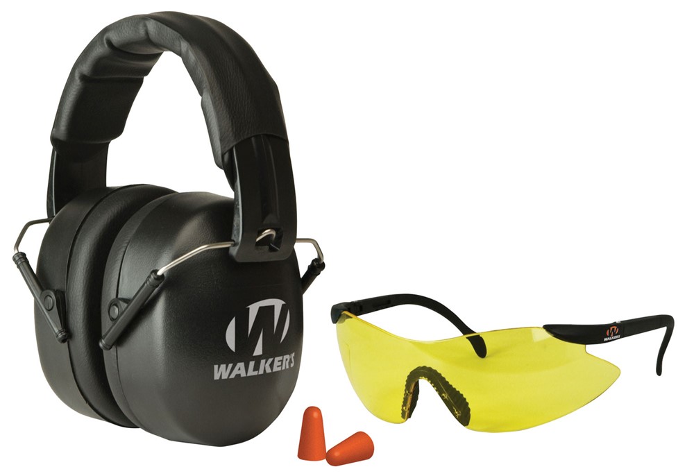 Walkers  EXT Range Shooting Muff Combo Kit  30 dB Over the Head ,  31 dB Ea-img-0