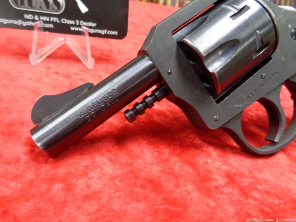 H&R Model 622 22 LR Short Snub Nose Double Action Revolver 6 Shot WE TRADE!-img-8