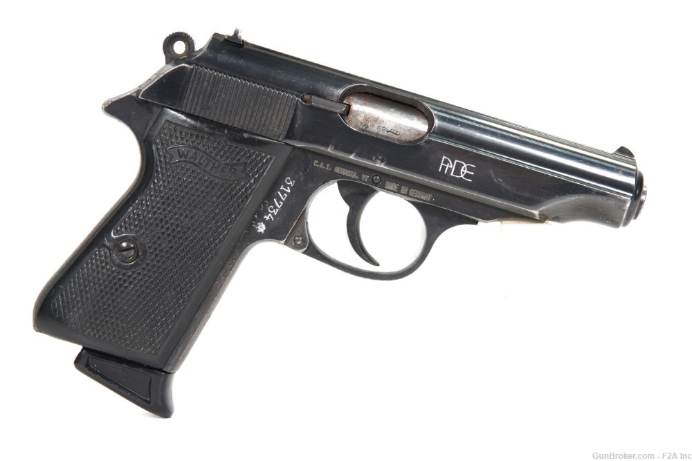 Walther PP, Portuguese Secret Police Marked, 7.65mm, 1945, PIDE Marked-img-0