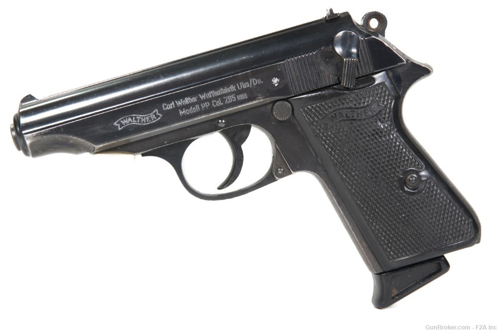 Walther PP, Portuguese Secret Police Marked, 7.65mm, 1945, PIDE Marked-img-1