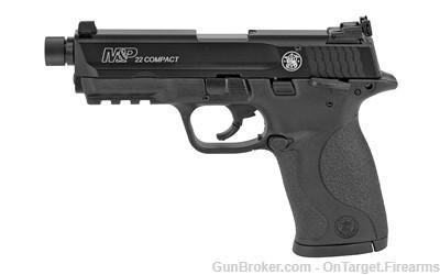 Smith&Wesson M&P Compact 22 3.6in Threaded Barrel, adj sights, 10rd-img-1