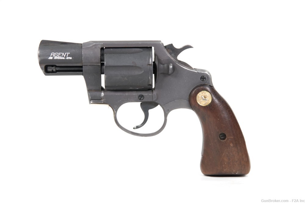 Colt Agent, .38 spl, Colt Cobra Agent Revolver, 1983, Parkerized-img-1