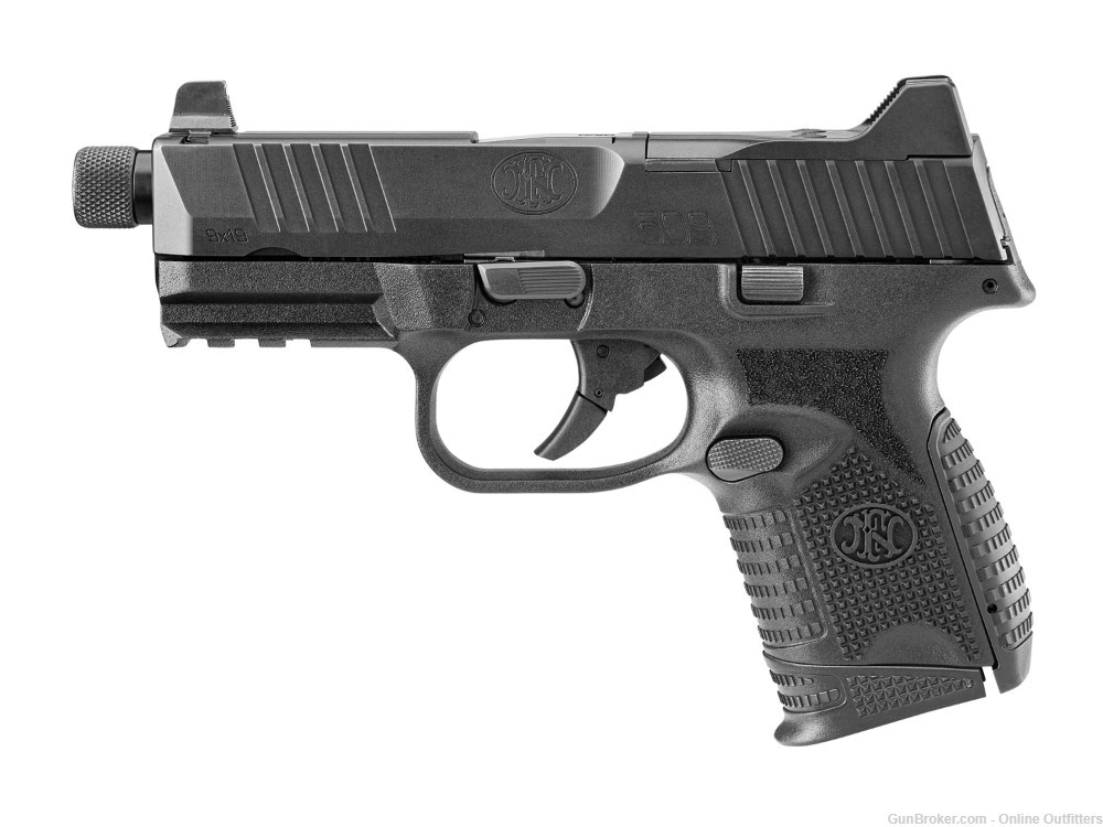 FN 509C Tactical 9mm 4.32" Threaded 24+1 OR 66-100782 FN509CT STORE DEMO-img-1
