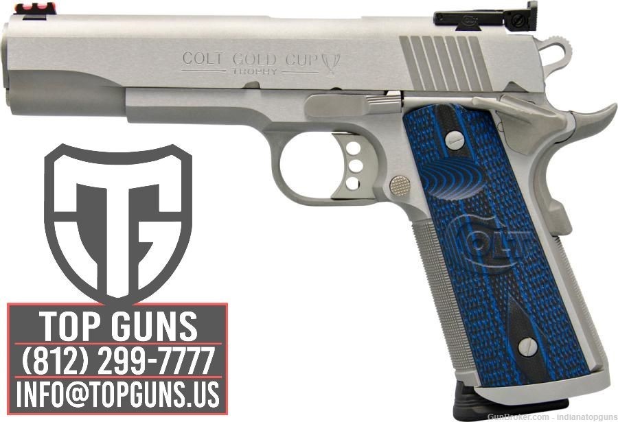 Colt GOLD CUP TROPHY Pistol - 9mm - 9+1-rounds, 5-inch barrel Competition-img-0