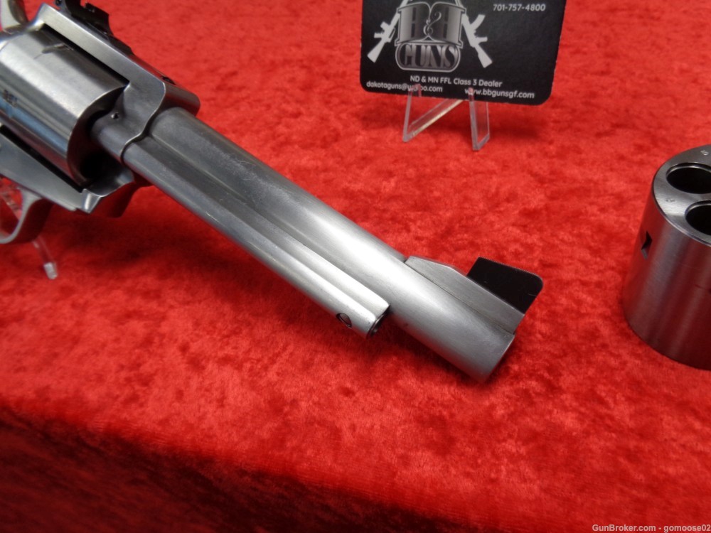 Freedom Arms Model 83 Premier 45 Colt 454 Dual Cylinder SAA Stainless TRADE-img-7
