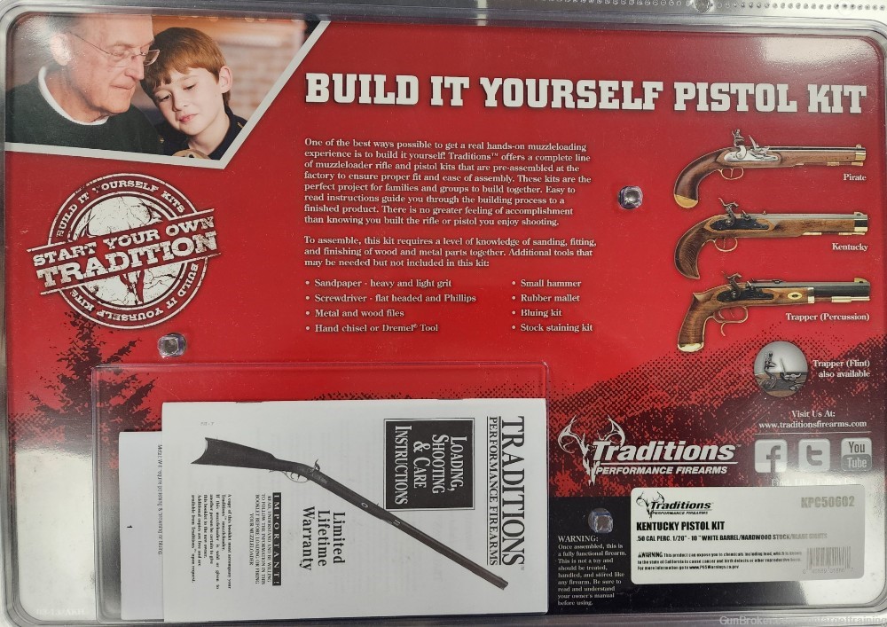 TRADITIONS PERFORMANCE FIREARMS PISTOL KIT-img-1