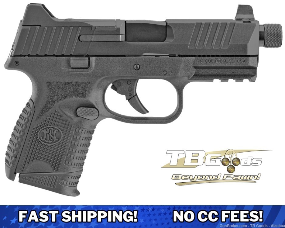 FN America FN509 Compact Tactical Striker Fired Compact 9MM 12/24 RD Mags-img-0