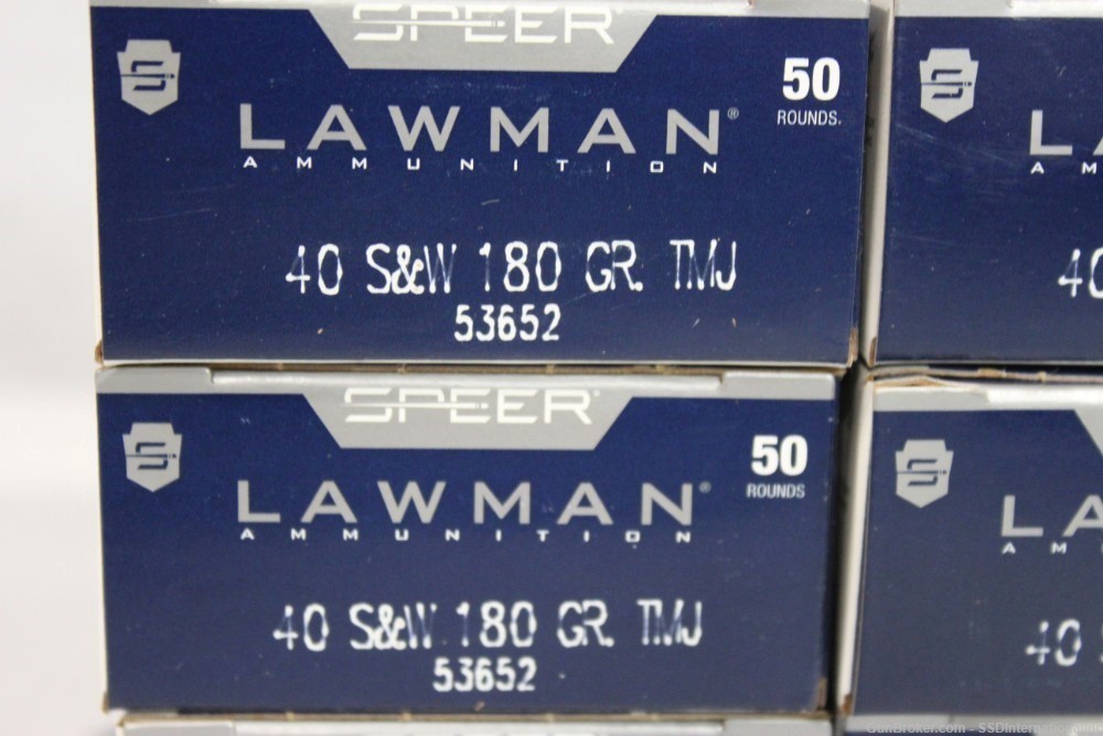 Lawman 40s&w 180gr TMJ 53652 Adult Signature Required!-img-1