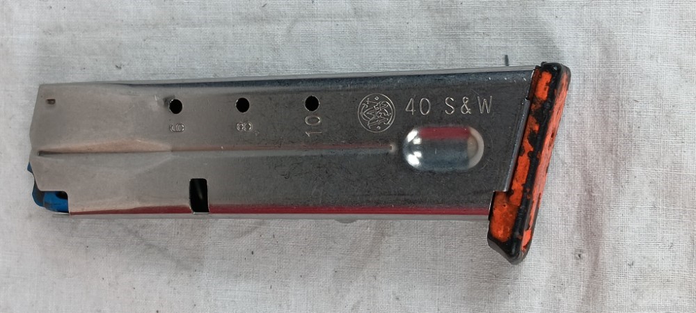 Smith & Wesson Magazine S&W TSW 40 11-Round Stainless Steel-img-0