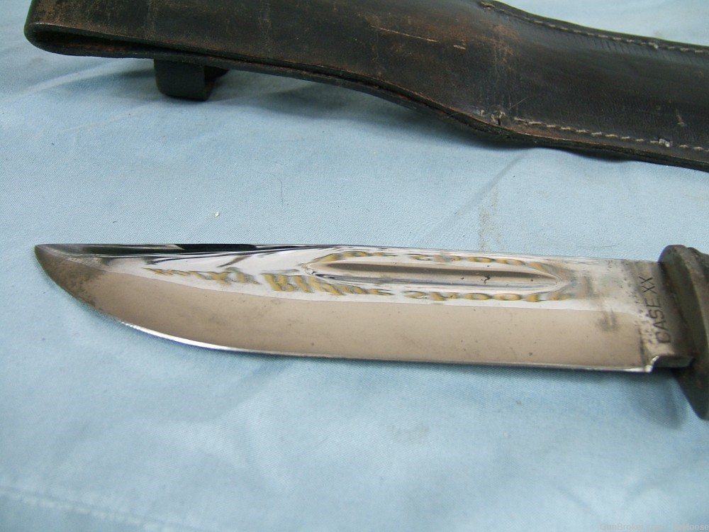 WWII Case XX Fighting Knife with Original Sheath-img-9