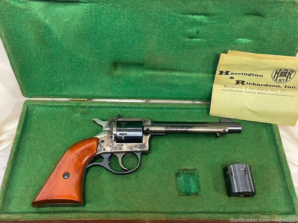 Harrington & Richardson model 676 dual cylinder revolver .22LR .22 Mag H&R-img-22