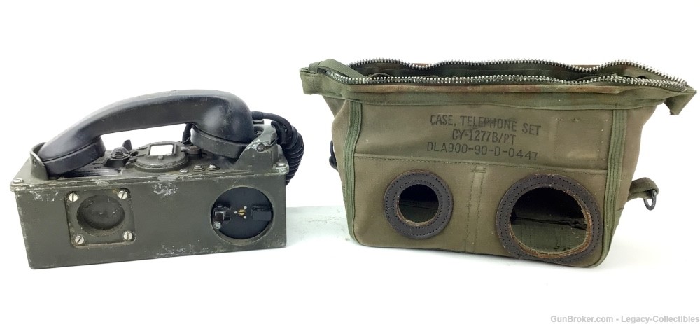 Original US Vietnam War Era TA-312/PT Field Telephone With Carry Case ...