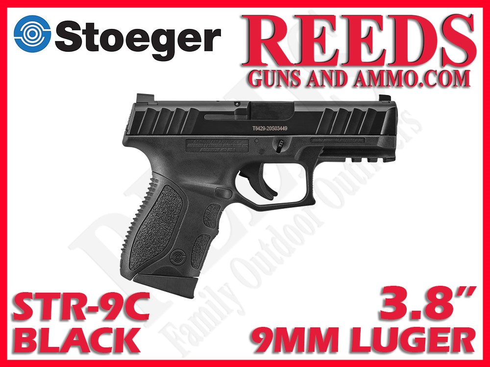 Stoeger STR-9C Compact Night Sights Black 9mm 3.8in 1-13Rd Mag 31744-img-0