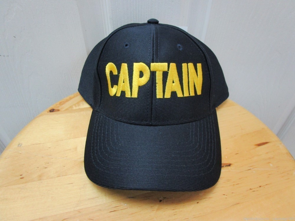 Authentic CAPTAIN Ball Cap-USGI-THE REAL DEAL! (Made in USA)-img-0