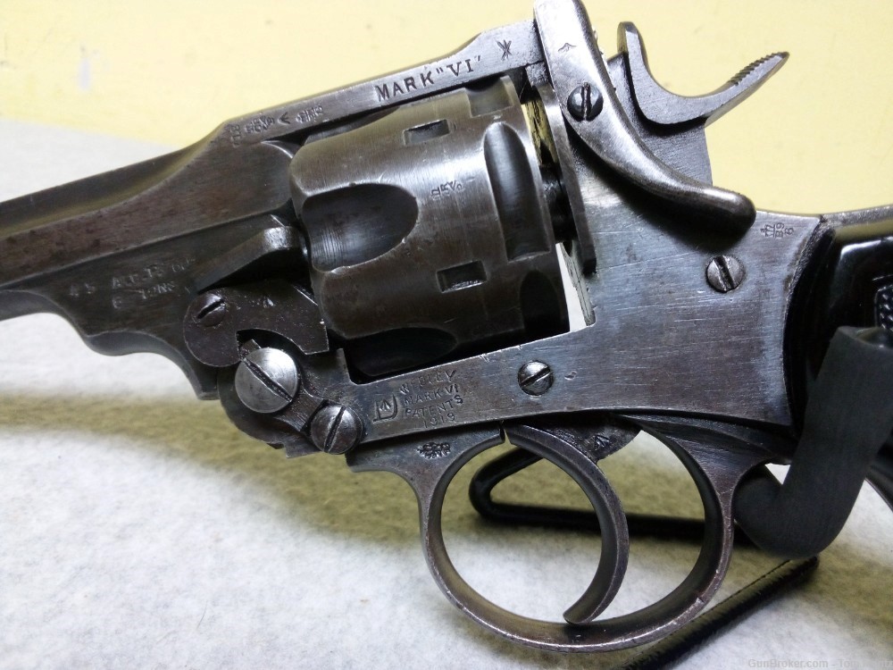 Webley Mark VI Revolver, 45ACP, 6" Barrel, 6 Rounds-img-2