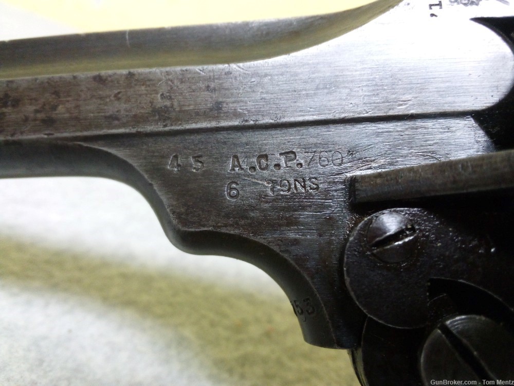Webley Mark VI Revolver, 45ACP, 6" Barrel, 6 Rounds-img-5