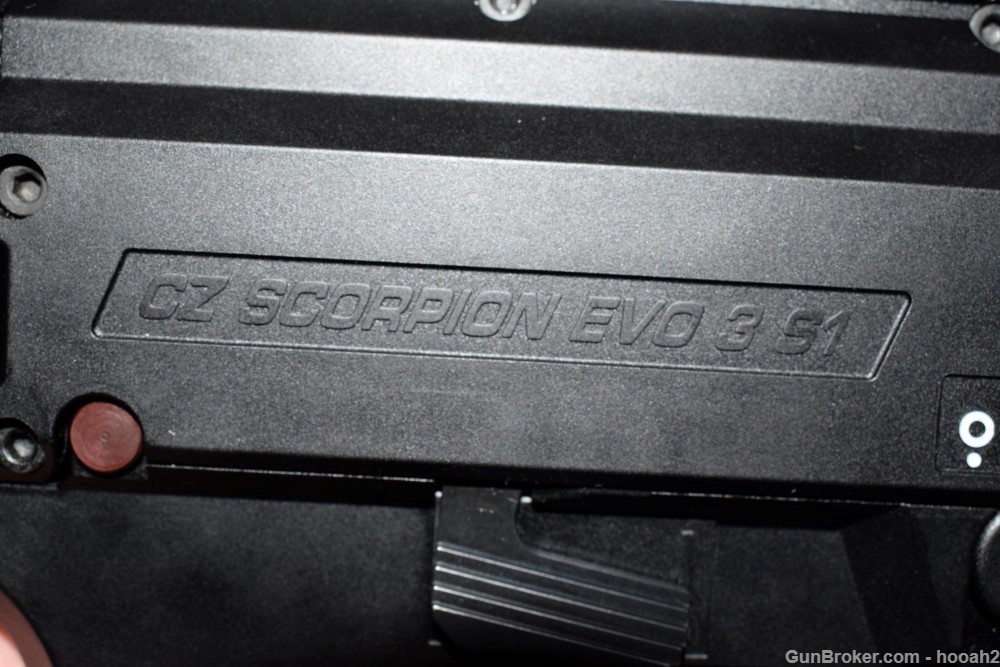 Nice CZ Scorpion EVO 3 S1 9mm Pistol W Upgrades Pakse & Box-img-29