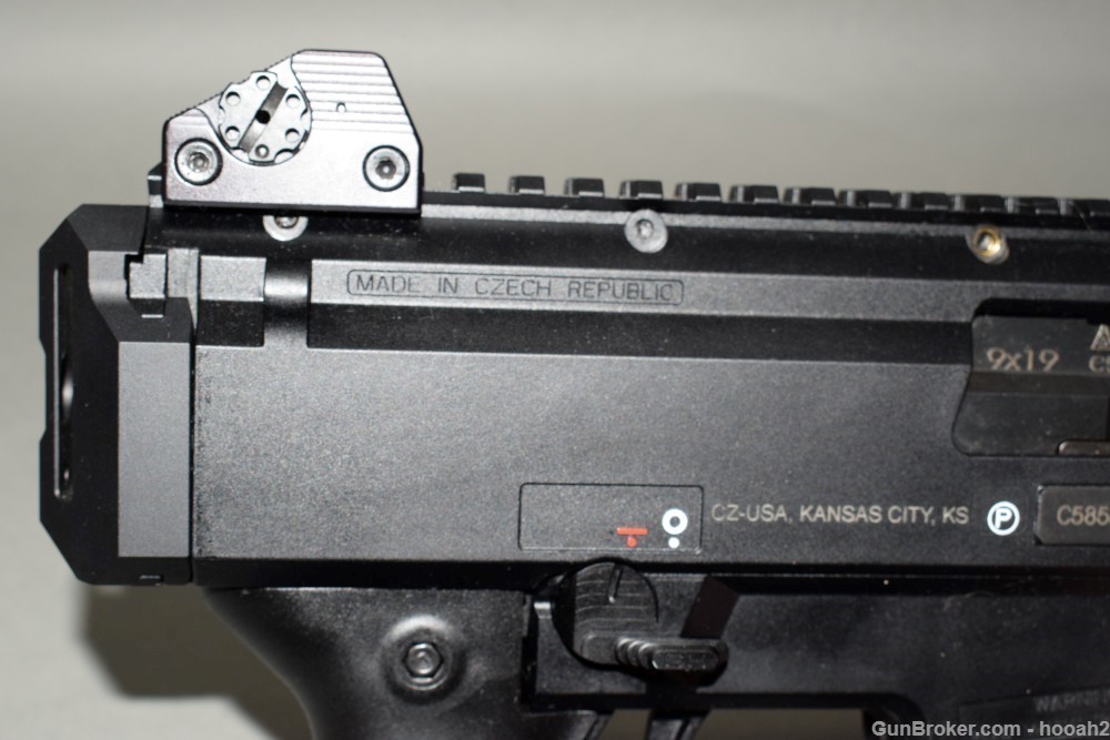Nice CZ Scorpion EVO 3 S1 9mm Pistol W Upgrades Pakse & Box-img-3