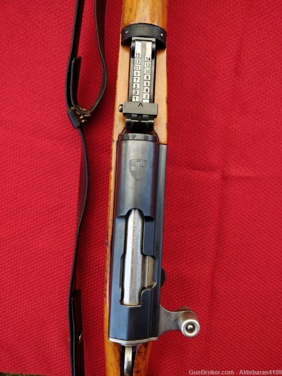 1945 Swiss K31 Straight Pull 7.5x55 with 20 Rounds-img-24