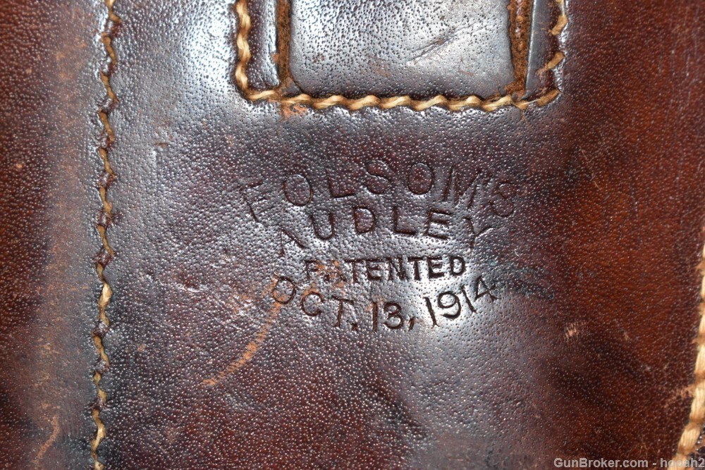 Uncommon Folsom's Audley Safety Holster Colt Hammerless 1903 1908-img-4