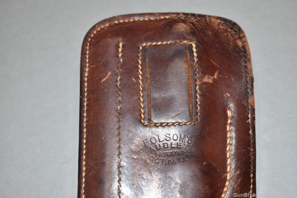 Uncommon Folsom's Audley Safety Holster Colt Hammerless 1903 1908-img-3