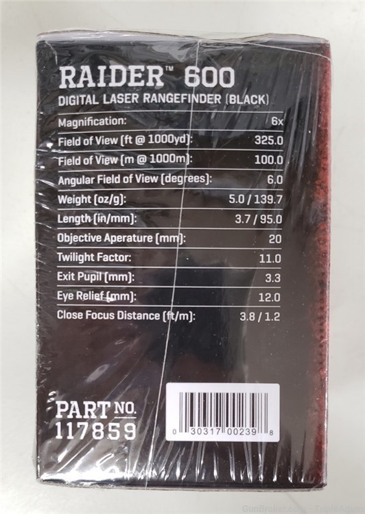 Redfield Raider 600 digital laser range finder black 117859-img-2