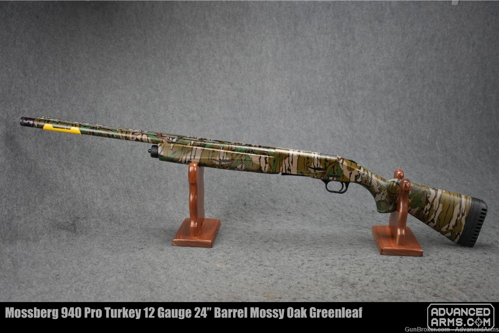 Mossberg 940 Pro Turkey 12 Gauge 24” Barrel Mossy Oak Greenleaf-img-1