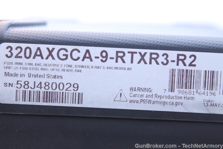 Sig P320 AXG Two Tone 9MM 17+1 320AXGCA-9-RTXR3-R2 SALE!-img-9