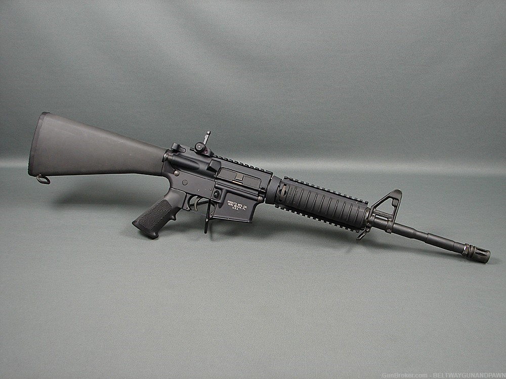 KMC Knights Mfg Co Knights Armament SR-15 M4 Stoner Rifle 5.56mm w/A2 Stock-img-1