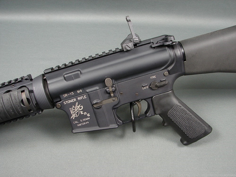 KMC Knights Mfg Co Knights Armament SR-15 M4 Stoner Rifle 5.56mm w/A2 Stock-img-3