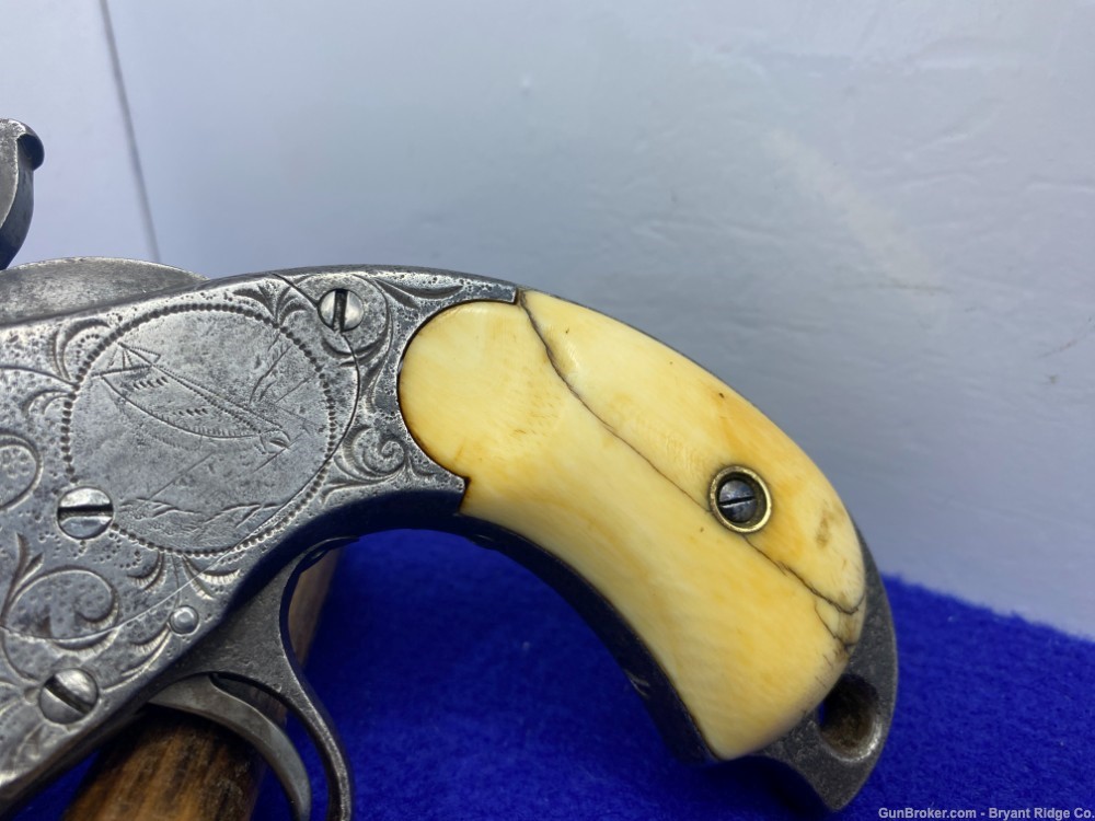 Merwin & Hulbert Pocket Army *ULTRA RARE FACTORY ENGRAVED & IVORY GRIPS