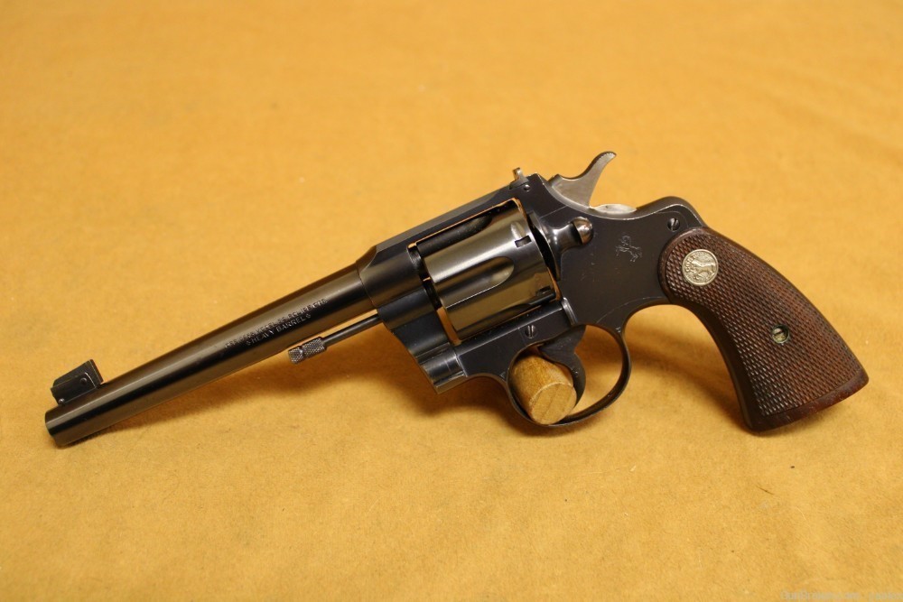 Colt HEAVY BARREL Officer's Model Target (32 cal Police CTG, 6-inch) 1939-img-0
