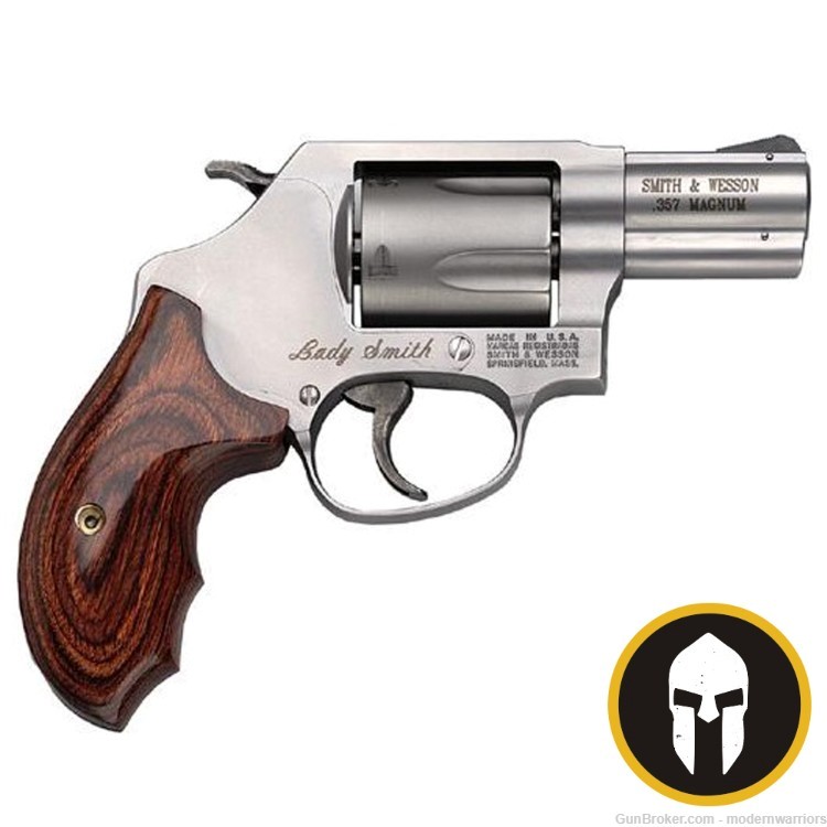 Smith & Wesson 60 Ladysmith - 2.1" Bbl (.357 Mag) - 5-Shot - Stainless/Wood-img-0