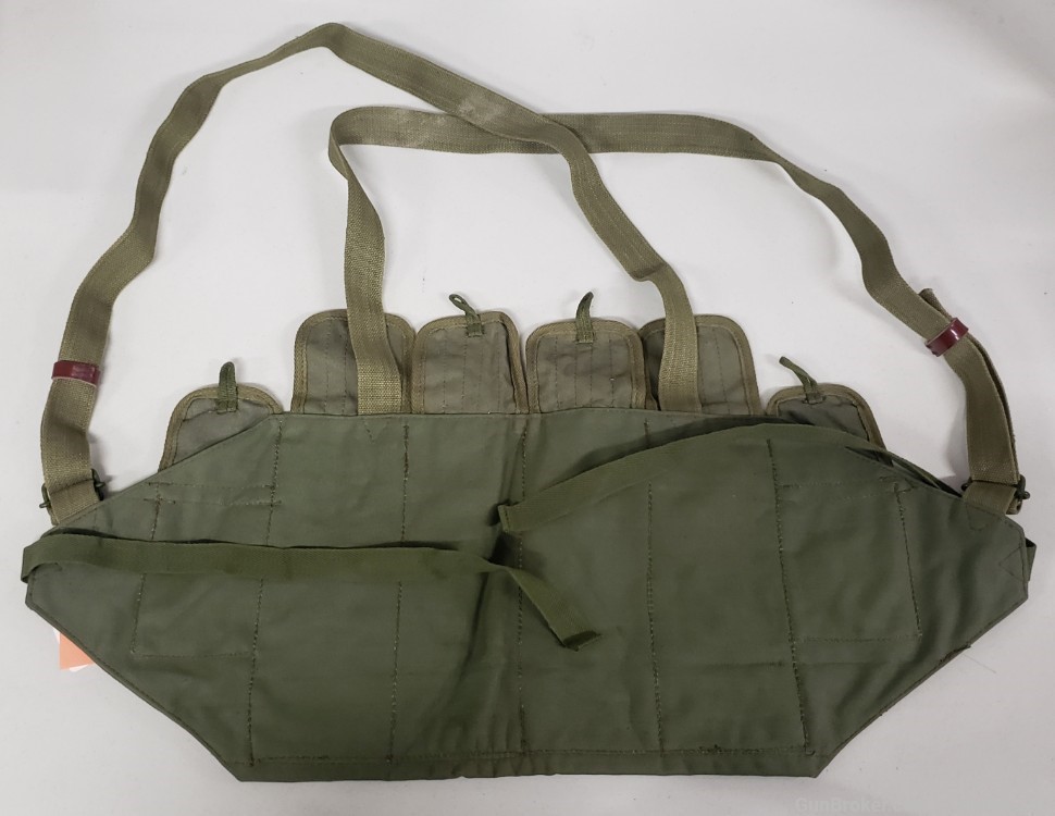 Chinese AK47 4 cell chest pouch holds 4-30rd mags lot of 2-img-5