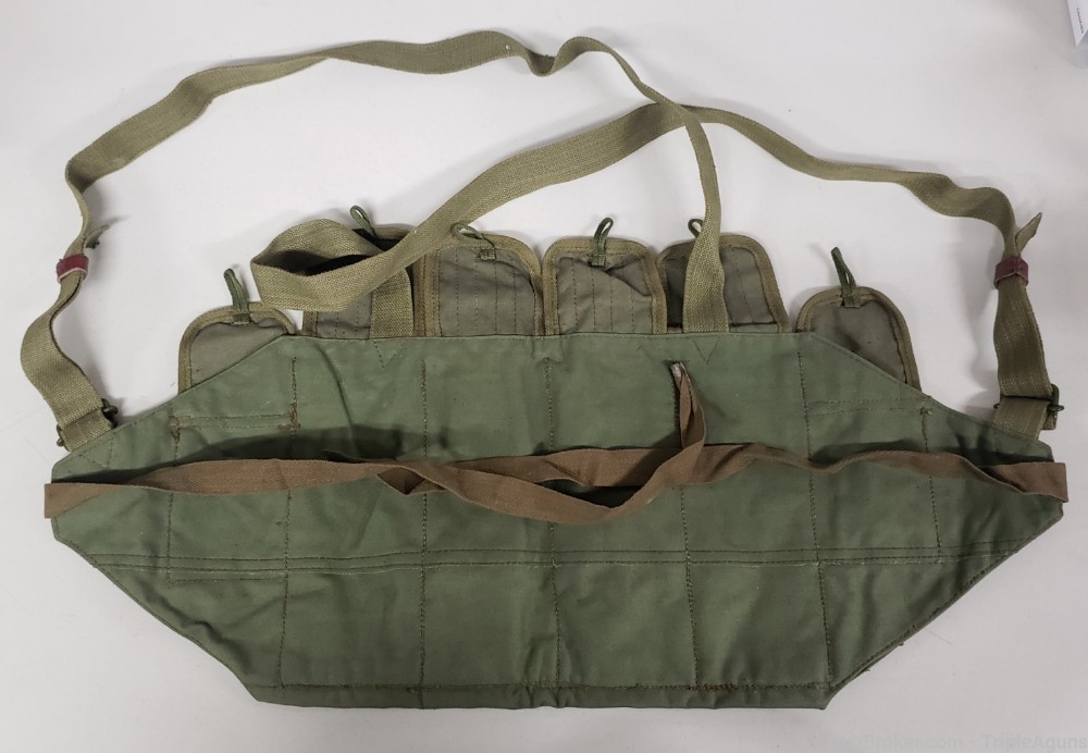 Chinese AK47 4 cell chest pouch holds 4-30rd mags lot of 2-img-3
