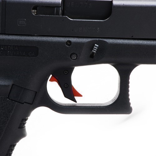 CUSTOM GLOCK TRIGGER WITH BAR STYLE#2 RED SAFETY-img-2