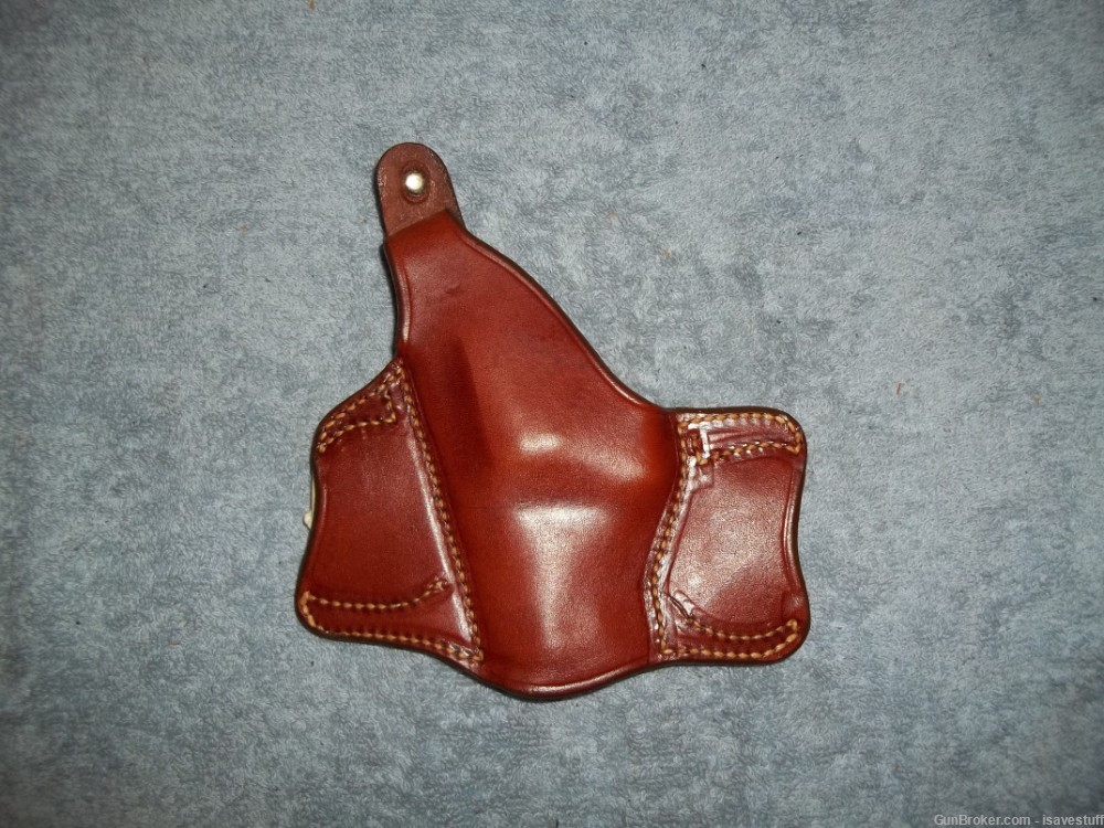 RUGER Speed Security Service Six  NOS Bucheimer L/H OWB Leather Holster  -img-6