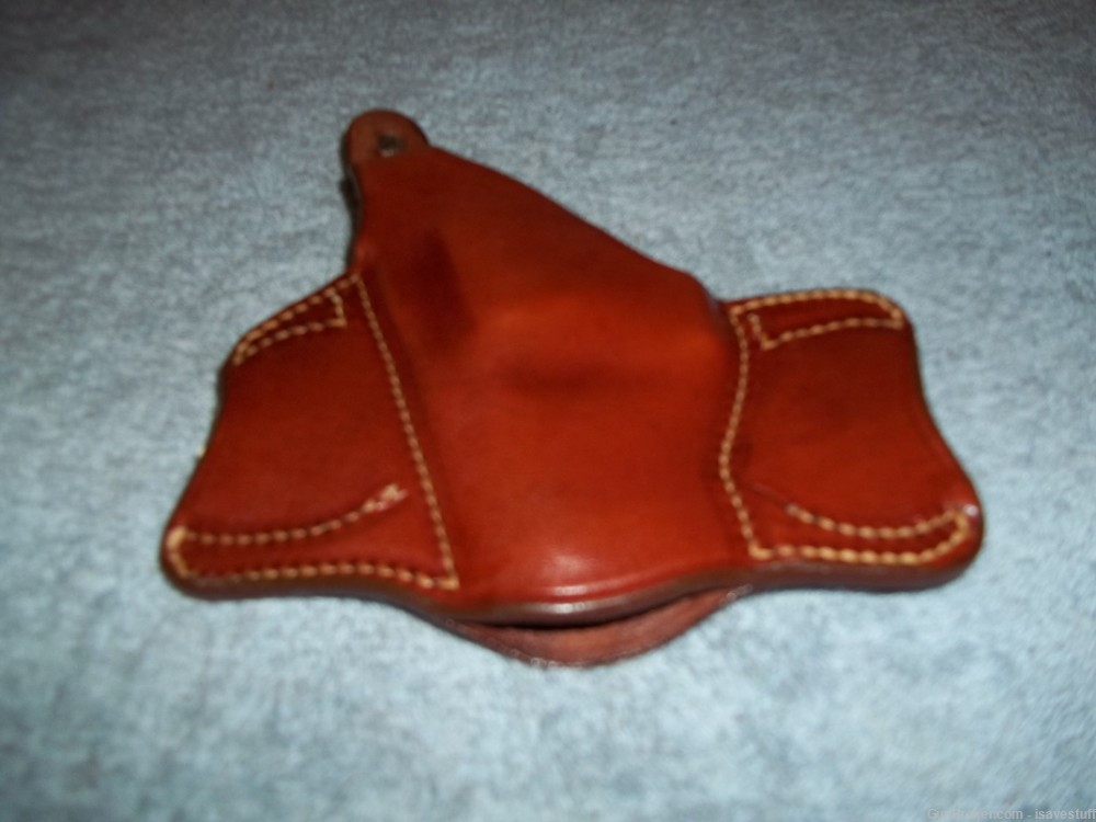 RUGER Speed Security Service Six  NOS Bucheimer L/H OWB Leather Holster  -img-5