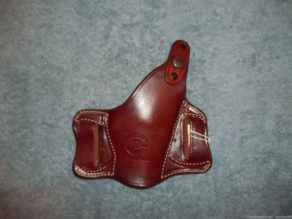 RUGER Speed Security Service Six  NOS Bucheimer L/H OWB Leather Holster  -img-7
