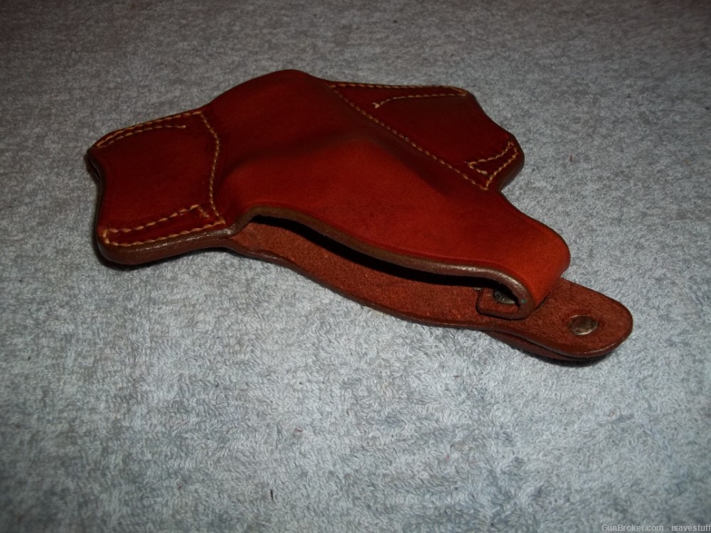 RUGER Speed Security Service Six  NOS Bucheimer L/H OWB Leather Holster  -img-3