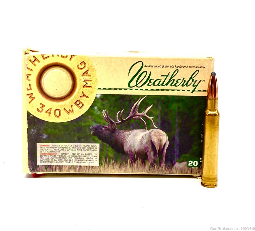 340 Weatherby 250gr Partition (20 Rounds) -img-0