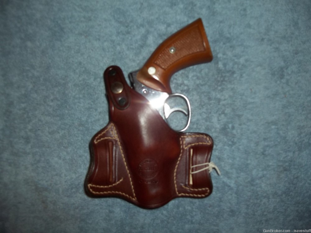 RUGER Speed Security Service Six NOS Bucheimer R/H OWB Leather Holster -img-1