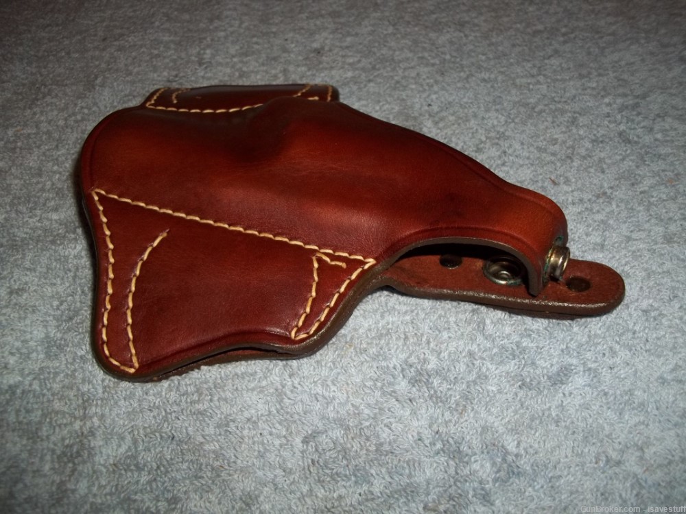 RUGER Speed Security Service Six NOS Bucheimer R/H OWB Leather Holster -img-2
