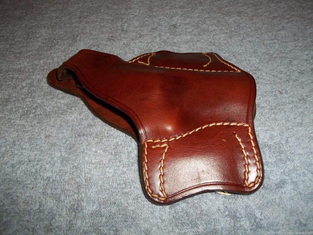 RUGER Speed Security Service Six NOS Bucheimer R/H OWB Leather Holster -img-4