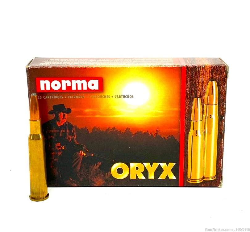Norma 7X57R 156gr Soft Point Oryx (20 Rounds)-img-0