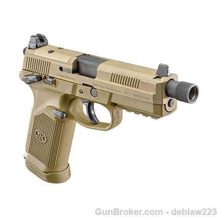FN FNX-45 Tactical .45 FDE Threaded Pistol 15+1 LayAway Option 66968-img-2