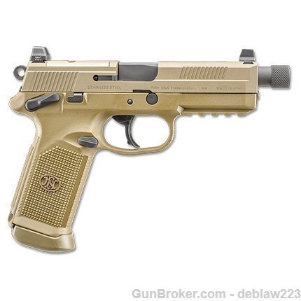FN FNX-45 Tactical .45 FDE Threaded Pistol 15+1 LayAway Option 66968-img-3