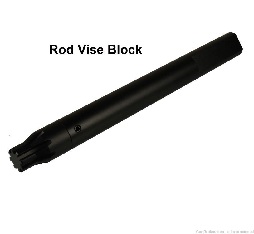 AR-15 Rod Barrel Extension Vise Block, 7075 Black Aluminum Free Shipping-img-3