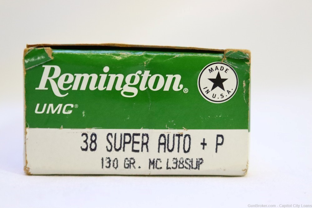 Remington Ammunition - .38 Super +P, 50 Rounds -img-1