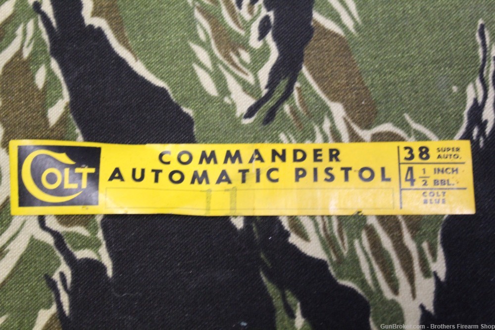 Colt Commander 38 Super, Factory Box, Original Paperwork, Unfired-img-1
